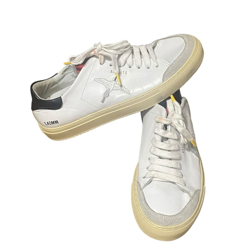 Axel Arigato Shoes Womens 7.5 US / 38 EU White Bird Embroidered Sneakers